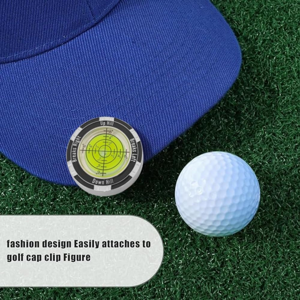 Precision Golf Green Slope Reader - High-Performance Ball Marker and Leveling Aid for Enhanced Putting Skills