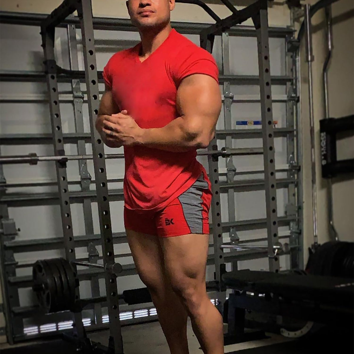 Men'S Gym Sport Shorts Lightweight Bodybuilding 5" Swim