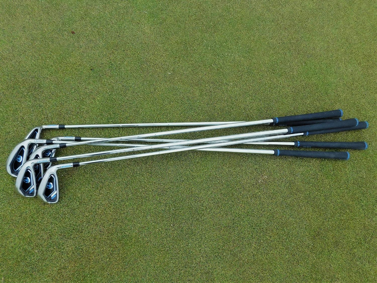 Elevate Your Game with the LAZRUS Premium Golf Irons Set for Men - Right Hand Steel Shaft Regular Flex (4-9 Irons) - Perfect for Beginners and Intermediate Players!
