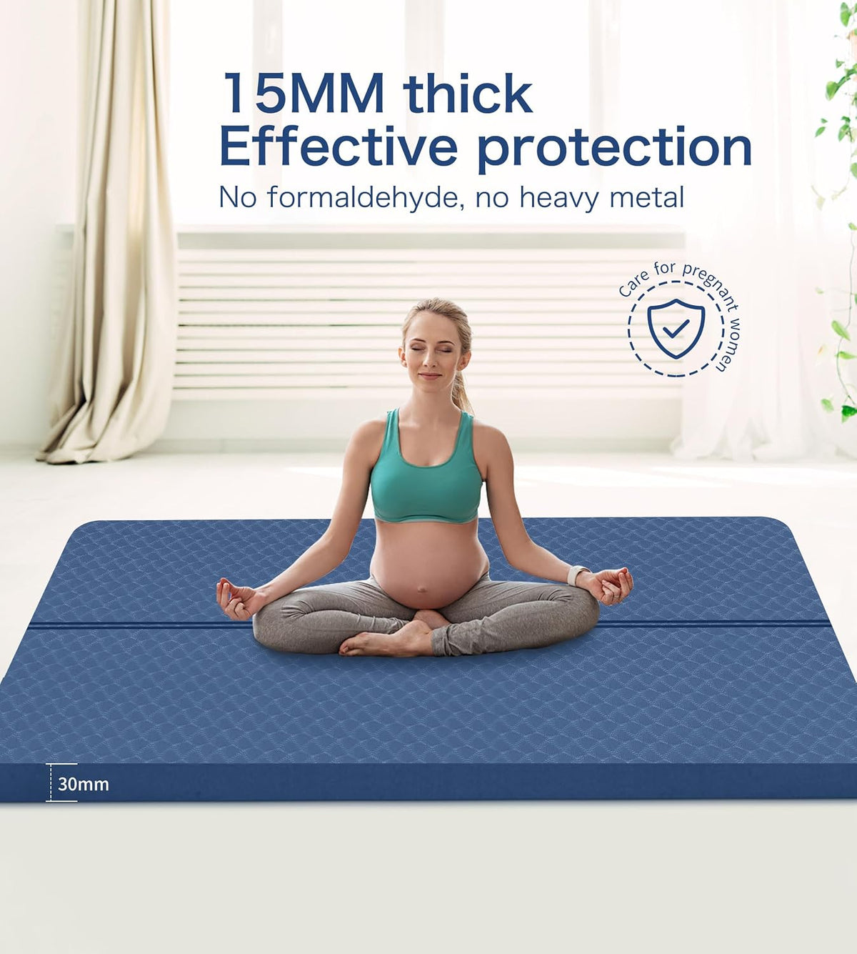 Experience Ultimate Comfort with Our Extra Thick 30MM High Density Anti-Tear Yoga Mat – Perfect for All Your Workouts!