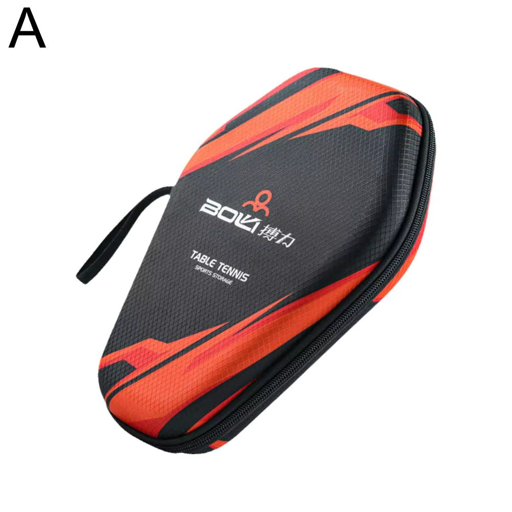 1Pcs Table Tennis Racket Bags EVA Hard Shell Waterproof Dustproof Table Tennis Paddles Box Case Storage Bag with Hand Strap