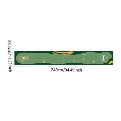 Lightweight Foldable Golf Putting Mat - Portable Practice Pad for Indoor and Outdoor Training