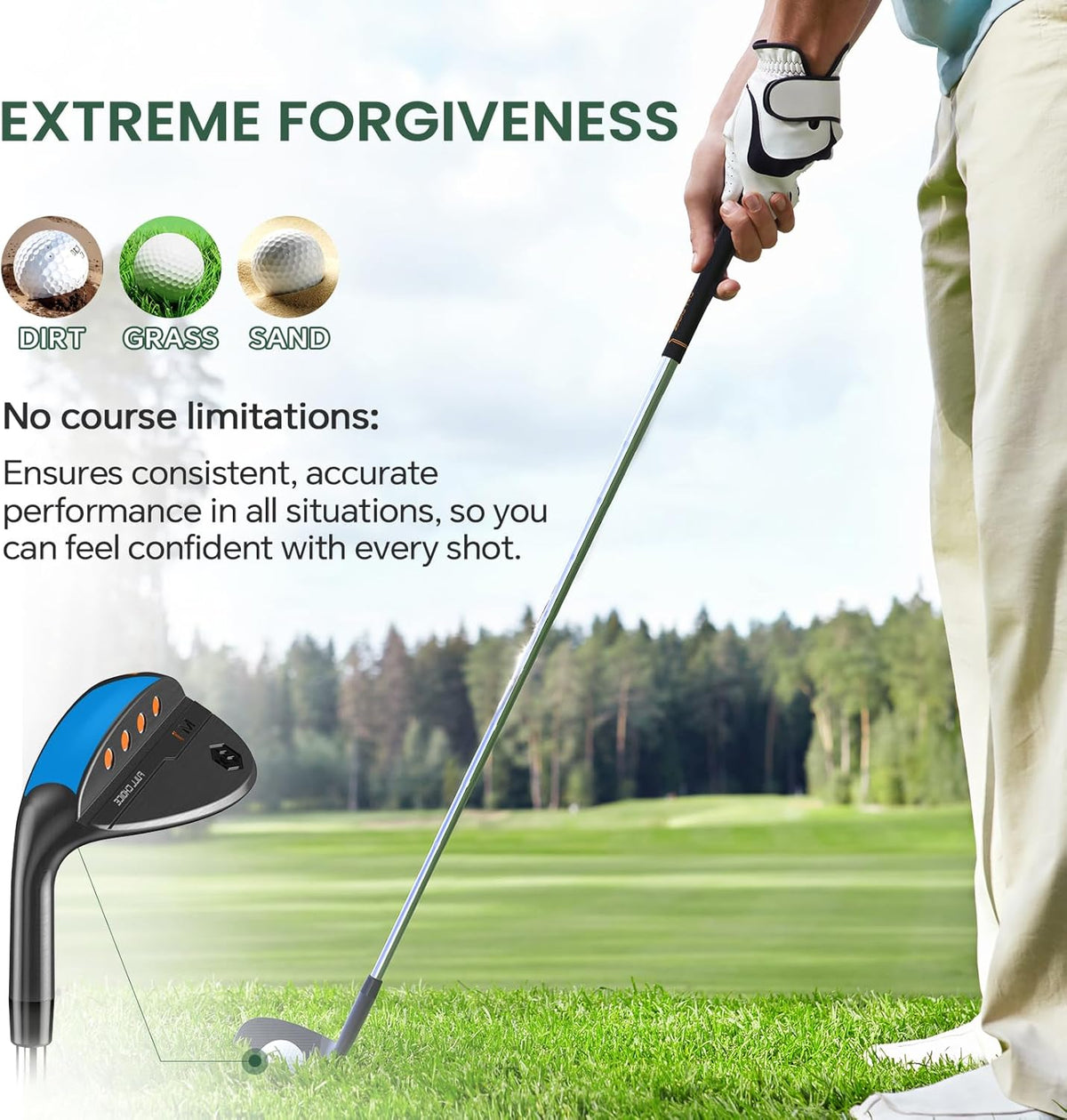 Elevate Your Game with Our Premium CNC Milled Golf Wedges – 52/56/60/70 Degree Sand, Gap, and Lob Wedges for Right-Handed Golfers