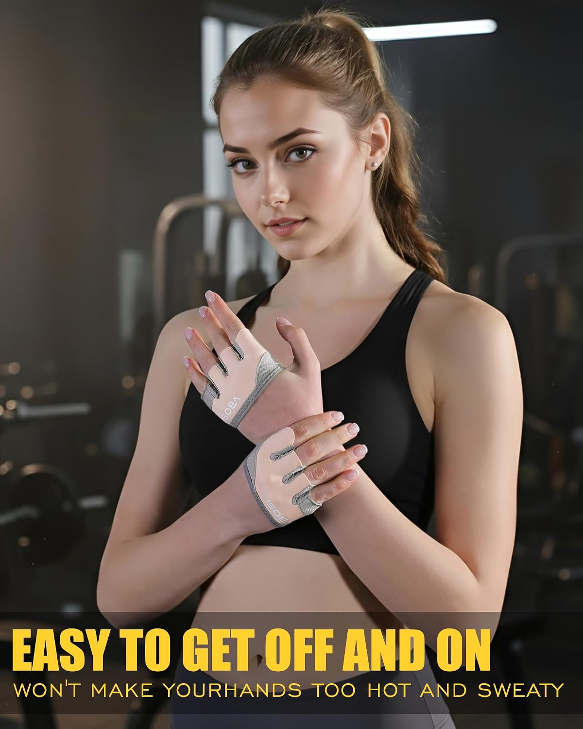 Premium Fitness Gloves for Men and Women - Breathable, Non-Slip Gym Gloves for Enhanced Performance in Crossfit, Bodybuilding, and Strength Training