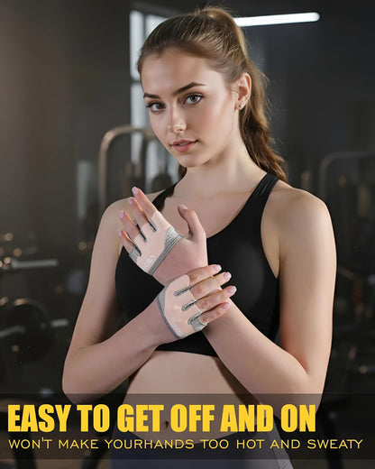 Premium Fitness Gloves for Men and Women - Breathable, Non-Slip Gym Gloves for Enhanced Performance in Crossfit, Bodybuilding, and Strength Training