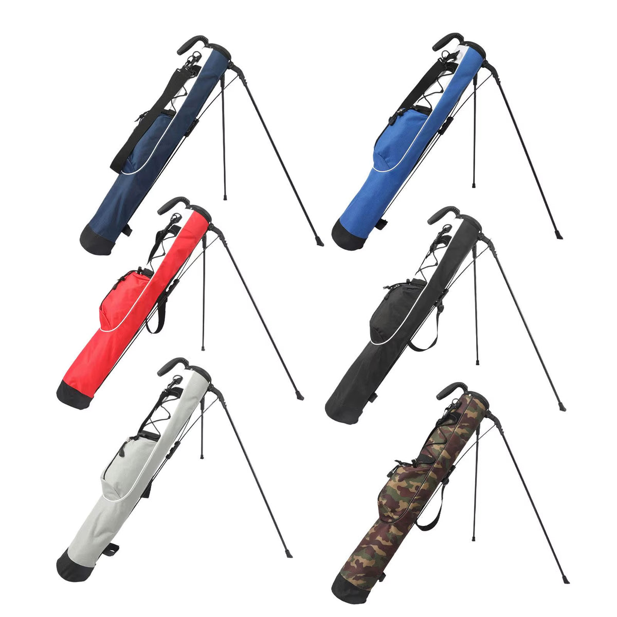Ultimate Lightweight Golf Stand Bag - Portable Organizer for Clubs and Gear