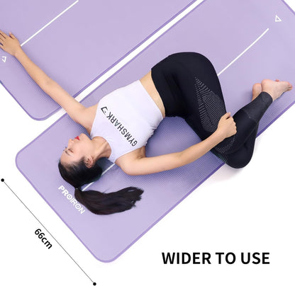 Premium 10mm Thick Non-Slip Yoga Mat with Carrying Strap – Eco-Friendly Comfort for Your Practice