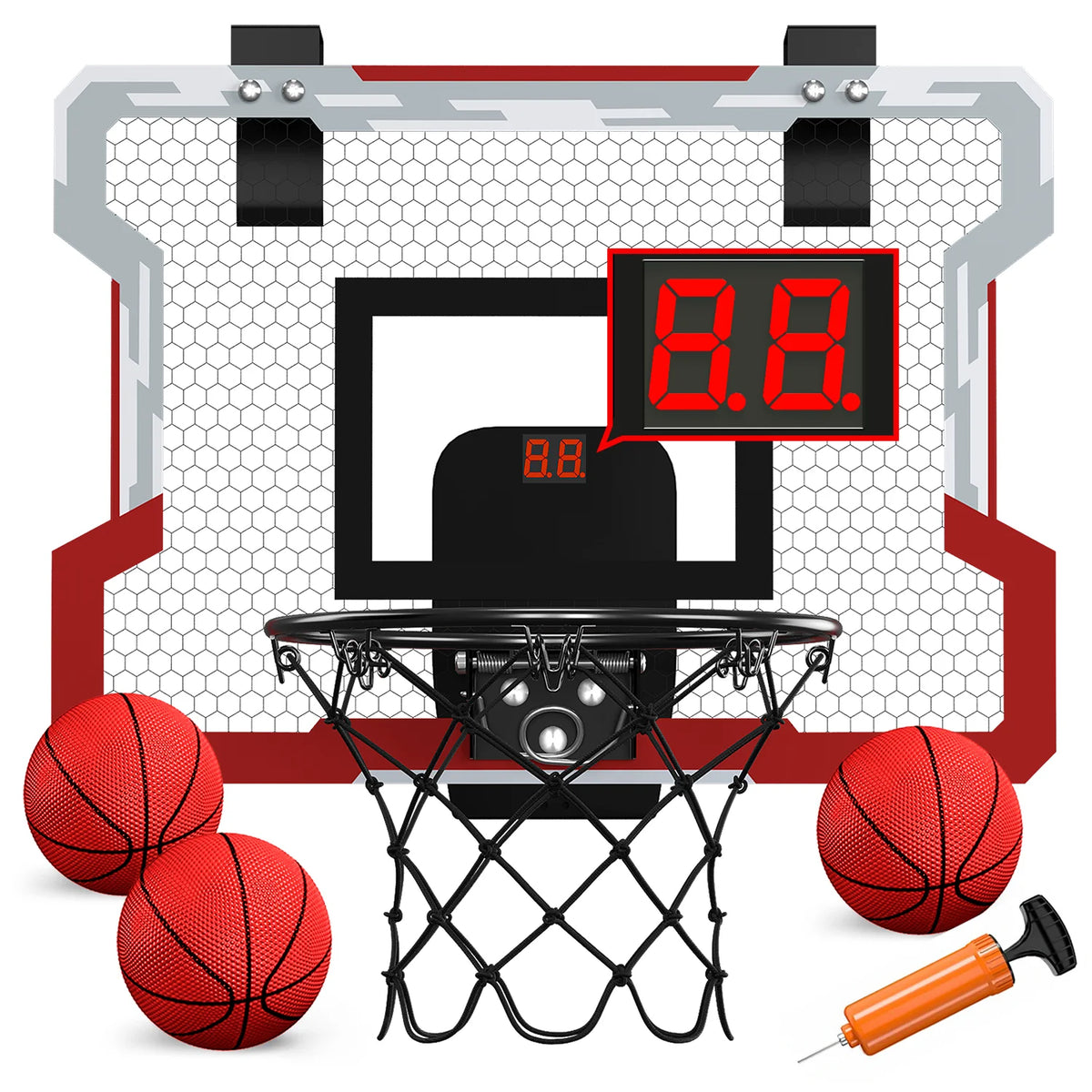 Exciting Outdoor Basketball Hoop for Kids - Mini Indoor Basketball Set with 3 Balls for Ages 3 to 12+