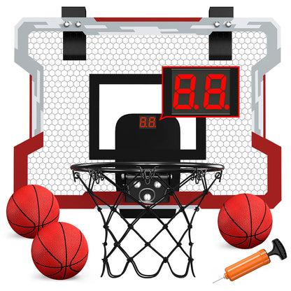 Exciting Outdoor Basketball Hoop for Kids - Mini Indoor Basketball Set with 3 Balls for Ages 3 to 12+