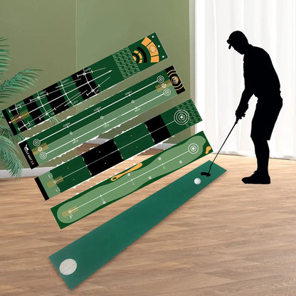 Lightweight Foldable Golf Putting Mat - Portable Practice Pad for Indoor and Outdoor Training