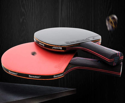 Professional Table Tennis Paddles Advance Intermediate Ping Pong Paddles Set of 2, Table Tennis Racket with Carry Case…