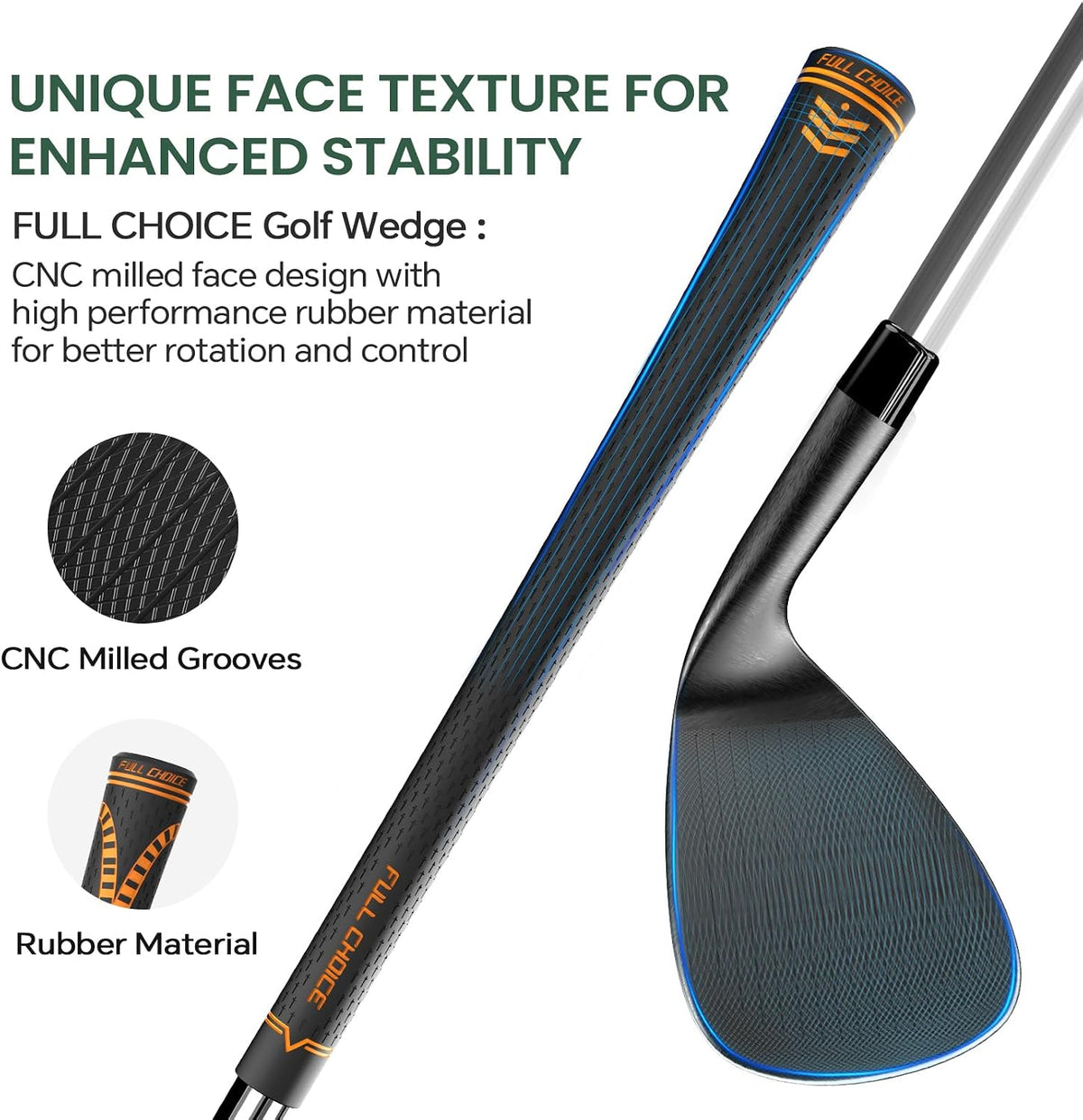 Elevate Your Game with Our Premium CNC Milled Golf Wedges – 52/56/60/70 Degree Sand, Gap, and Lob Wedges for Right-Handed Golfers