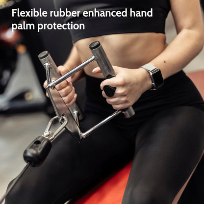 1 Pair Rubber Gym Grips Fingerless Workout Gym Gloves