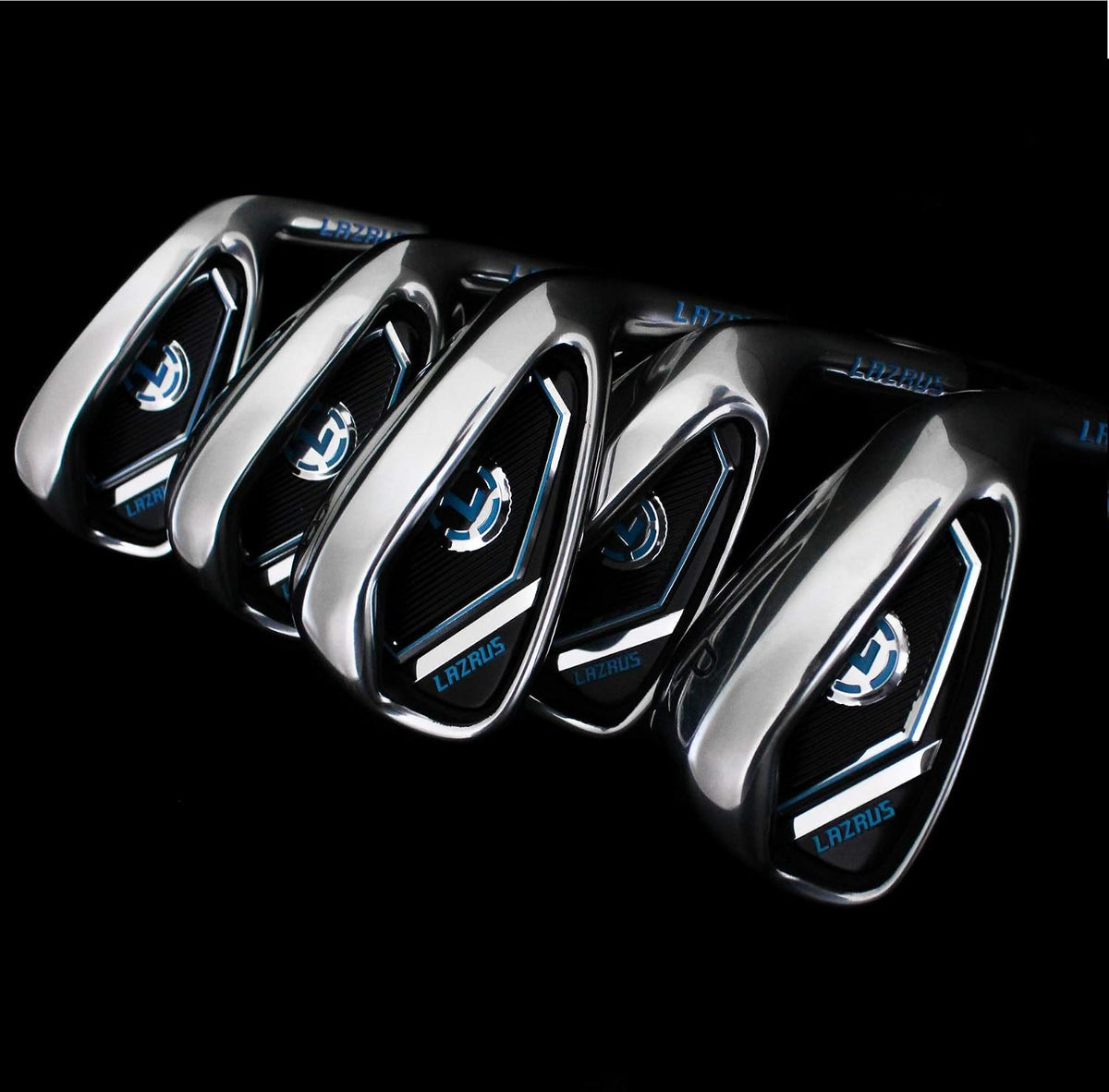 Elevate Your Game with the LAZRUS Premium Golf Irons Set for Men - Right Hand Steel Shaft Regular Flex (4-9 Irons) - Perfect for Beginners and Intermediate Players!