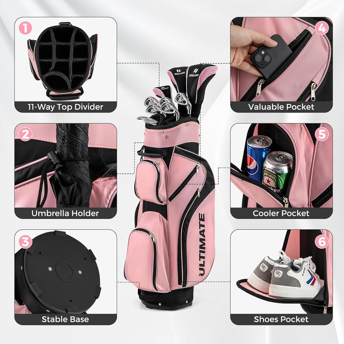 Elevate Your Game with the Women's Complete Golf Club Set – Right-Handed Ladies Golf Clubs for Every Skill Level