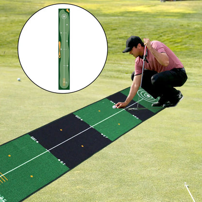 Lightweight Foldable Golf Putting Mat - Portable Practice Pad for Indoor and Outdoor Training