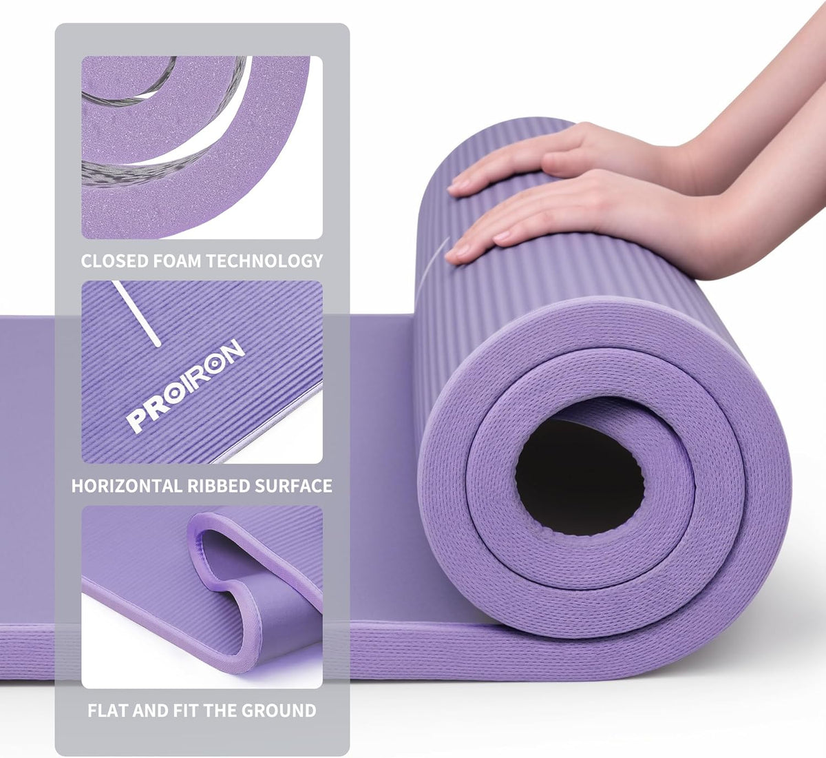 Premium 10mm Thick Non-Slip Yoga Mat with Carrying Strap – Eco-Friendly Comfort for Your Practice