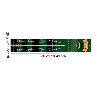 Lightweight Foldable Golf Putting Mat - Portable Practice Pad for Indoor and Outdoor Training