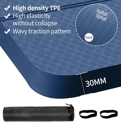 Experience Ultimate Comfort with Our Extra Thick 30MM High Density Anti-Tear Yoga Mat – Perfect for All Your Workouts!