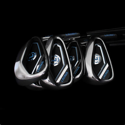 Elevate Your Game with the LAZRUS Premium Golf Irons Set for Men - Right Hand Steel Shaft Regular Flex (4-9 Irons) - Perfect for Beginners and Intermediate Players!