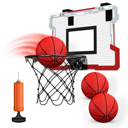 Exciting Outdoor Basketball Hoop for Kids - Mini Indoor Basketball Set with 3 Balls for Ages 3 to 12+