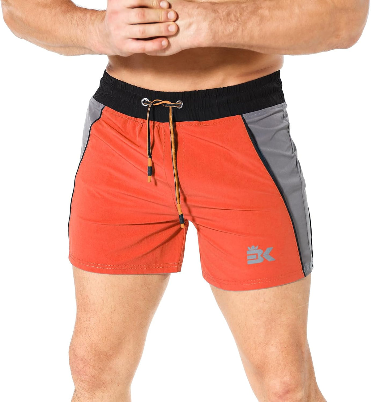 Men'S Gym Sport Shorts Lightweight Bodybuilding 5" Swim