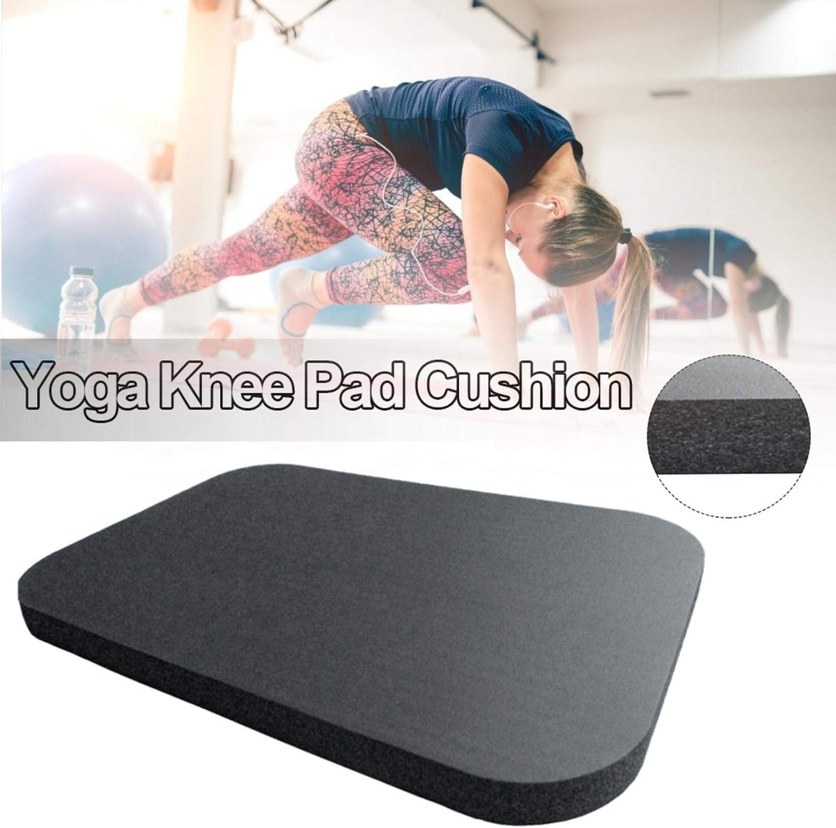 Ultimate High-Density Yoga Mat and Knee Pad Cushion for Comfort and Support in Your Workouts