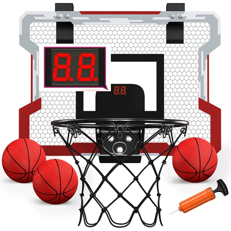 Exciting Outdoor Basketball Hoop for Kids - Mini Indoor Basketball Set with 3 Balls for Ages 3 to 12+