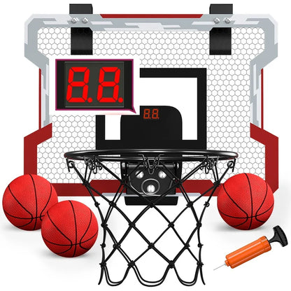 Exciting Outdoor Basketball Hoop for Kids - Mini Indoor Basketball Set with 3 Balls for Ages 3 to 12+