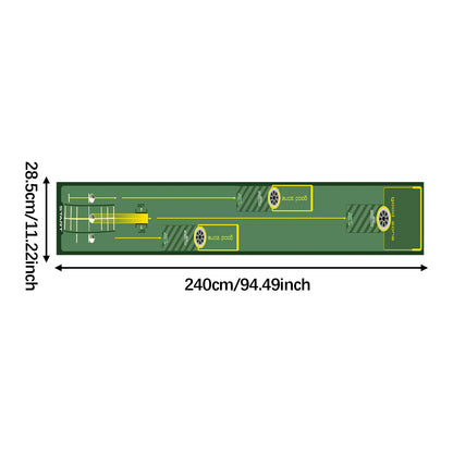 Lightweight Foldable Golf Putting Mat - Portable Practice Pad for Indoor and Outdoor Training