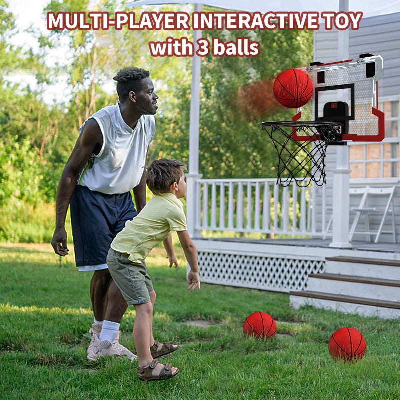 Exciting Outdoor Basketball Hoop for Kids - Mini Indoor Basketball Set with 3 Balls for Ages 3 to 12+